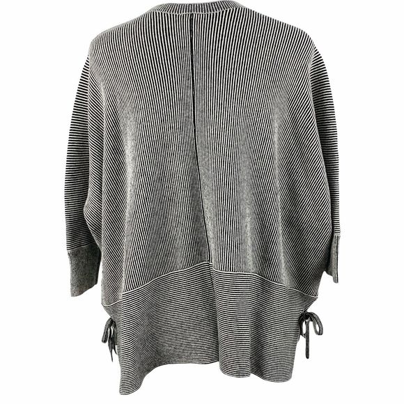 Cabi Sweater Size Small 3526 Cupid's Cardi Full Zip Cardigan Striped Womens - Picture 10 of 10